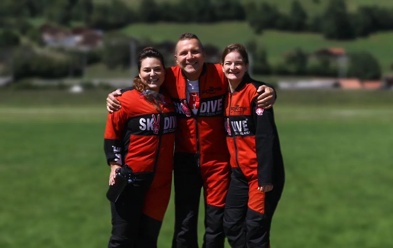 Mark for one Day Skydiving SEBA Bank