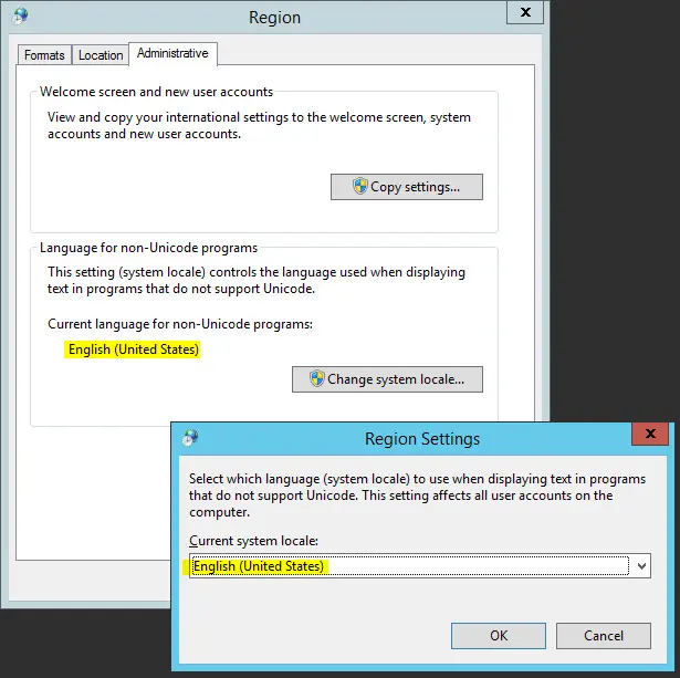 Printscreen Regional Settings