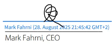Unterschrift Mark Fahrni